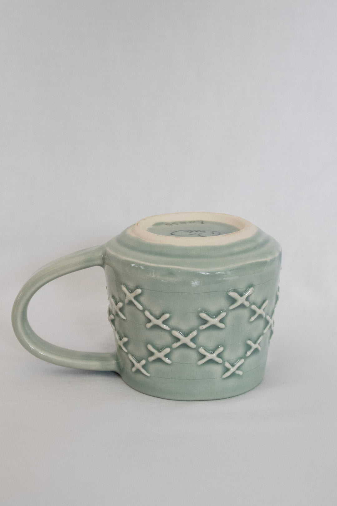 Pātiki Mug Blue Celadon Glaze