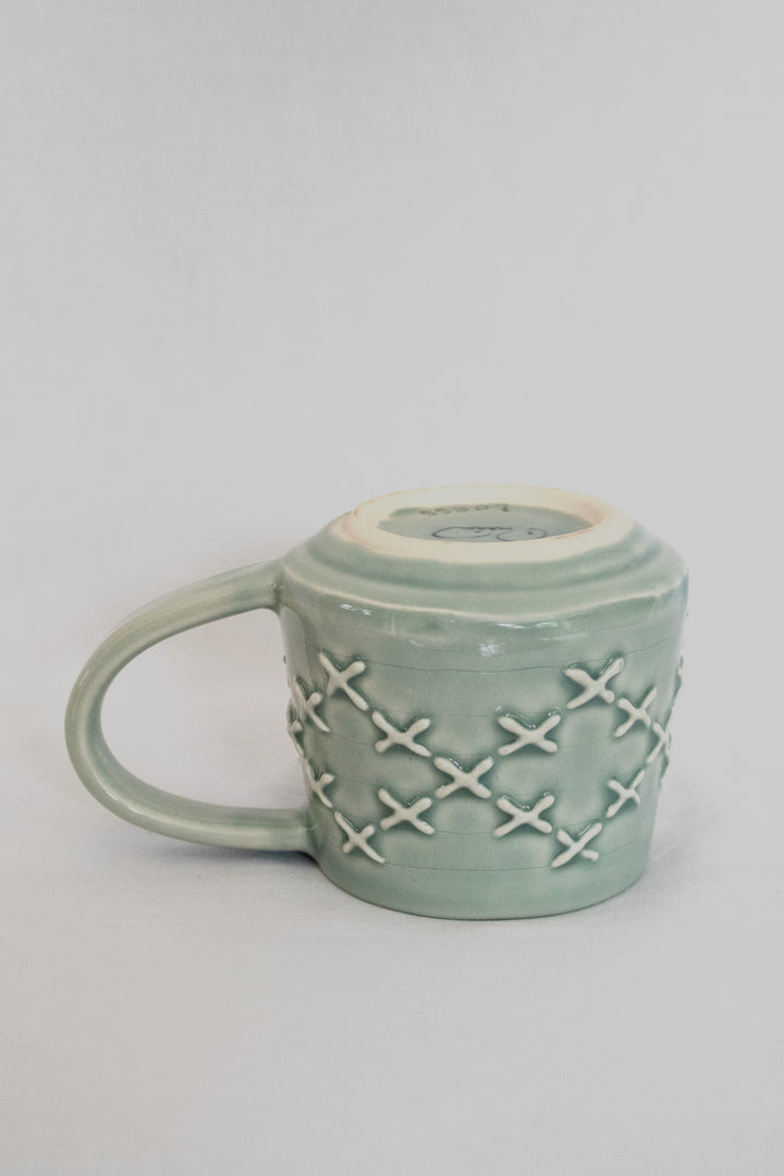 Pātiki Mug Blue Celadon Glaze