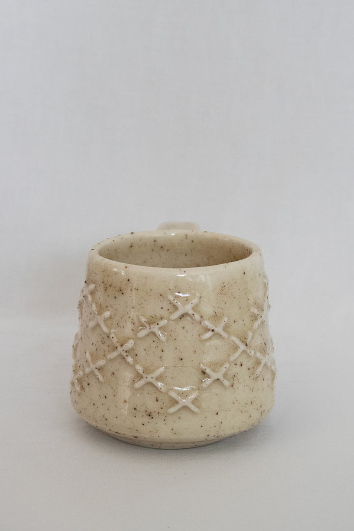 Pātiki Mug with Clear Glaze with Crushed Rock