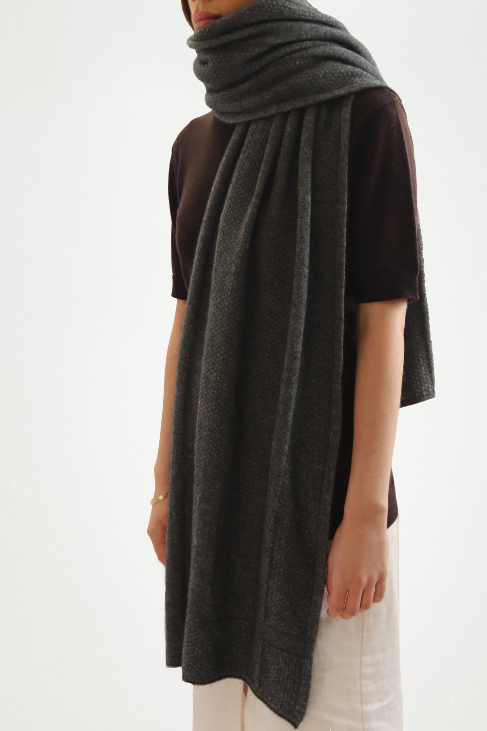 MiriMay Lightweight Shawl Ash