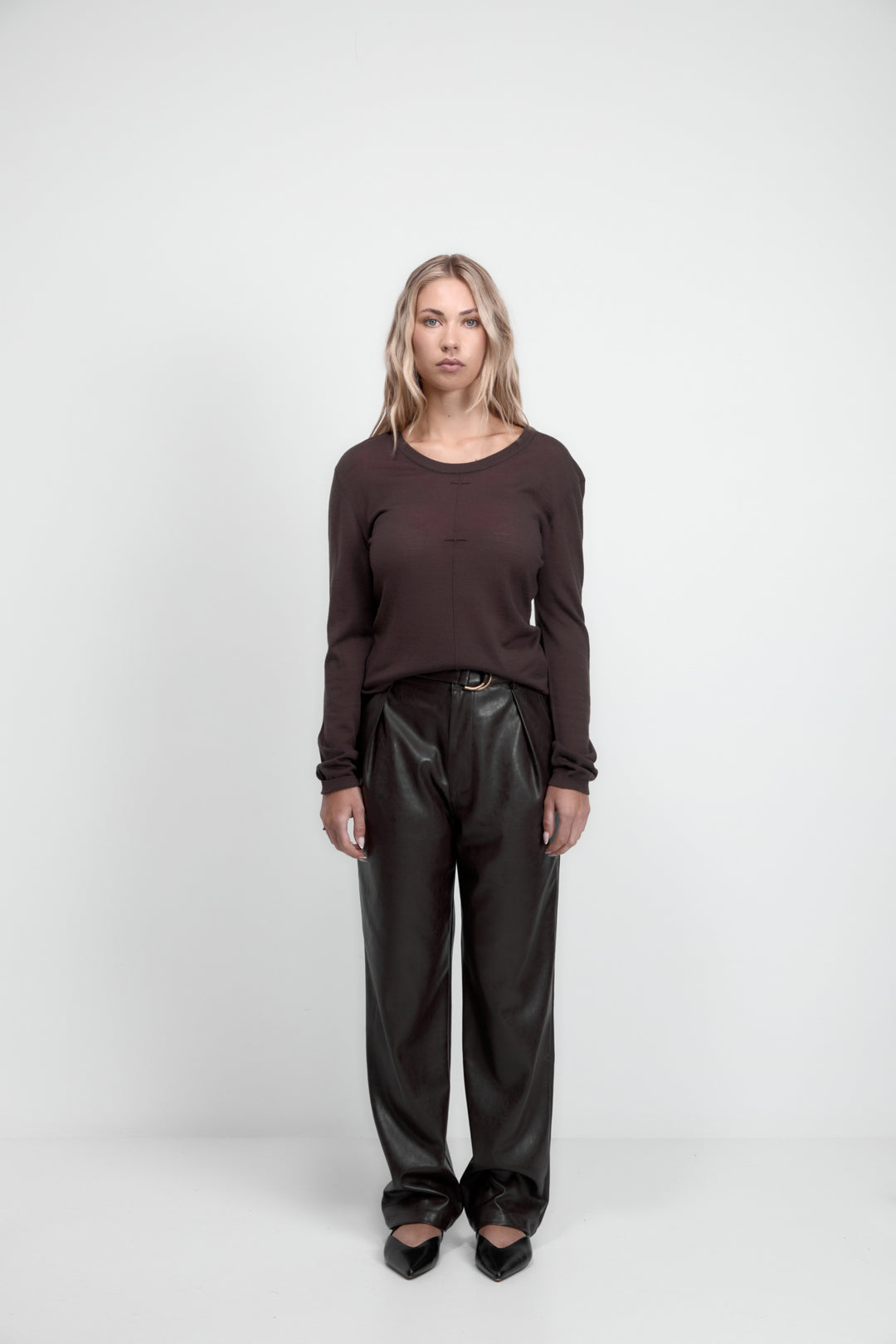 Ngarino Knit Top Cocoa