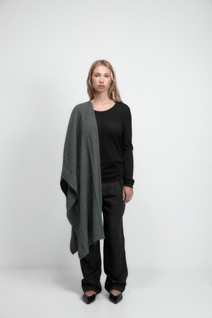 MiriMay Lightweight Shawl Ash