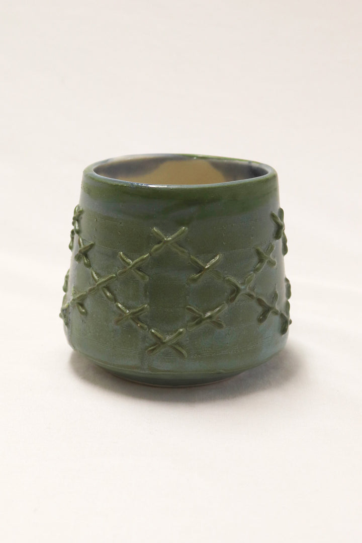 Pātiki Mug Matte Green-Blue Glaze