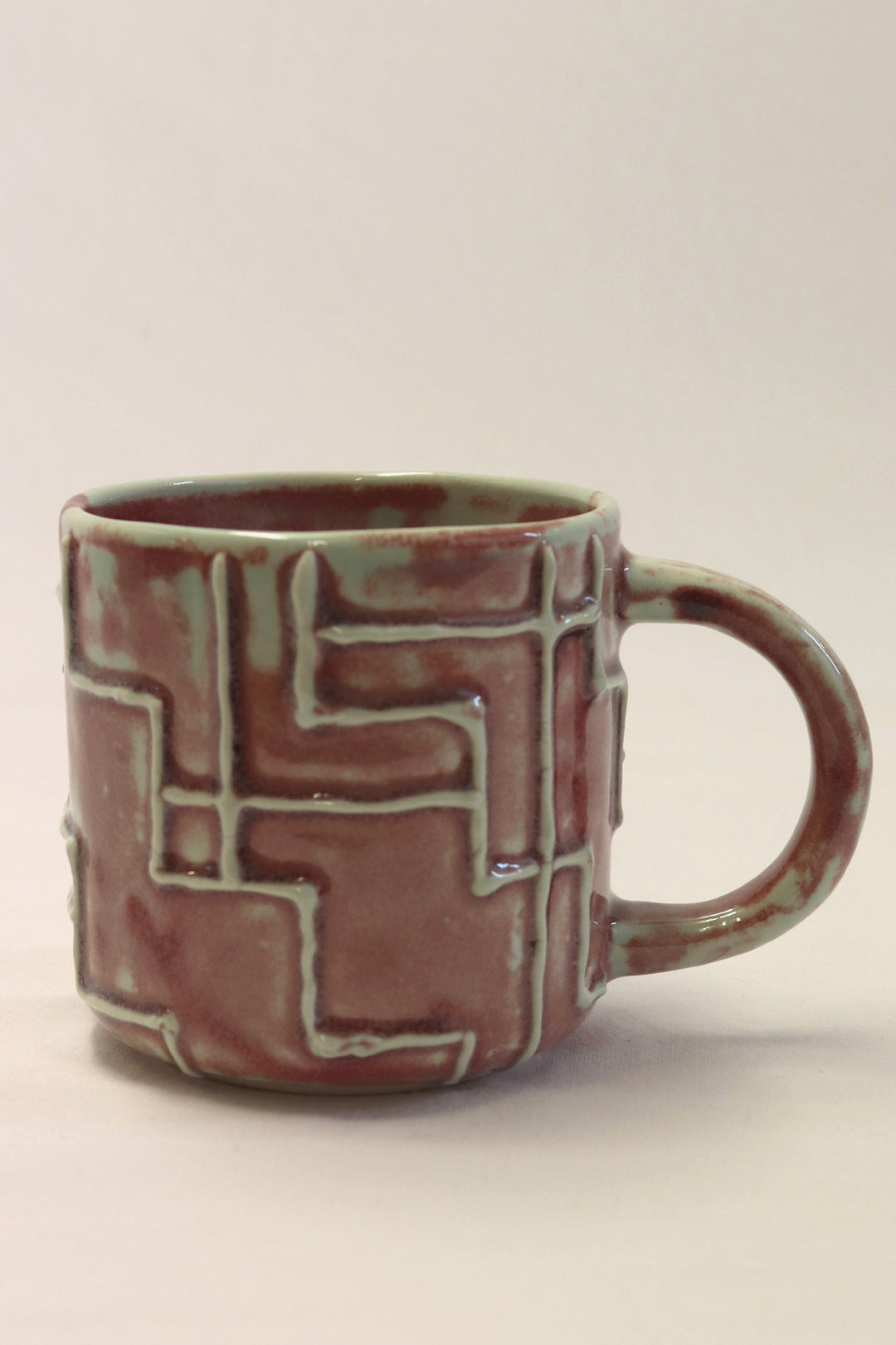 MiriMay Mug Light Blue and Purple Glaze