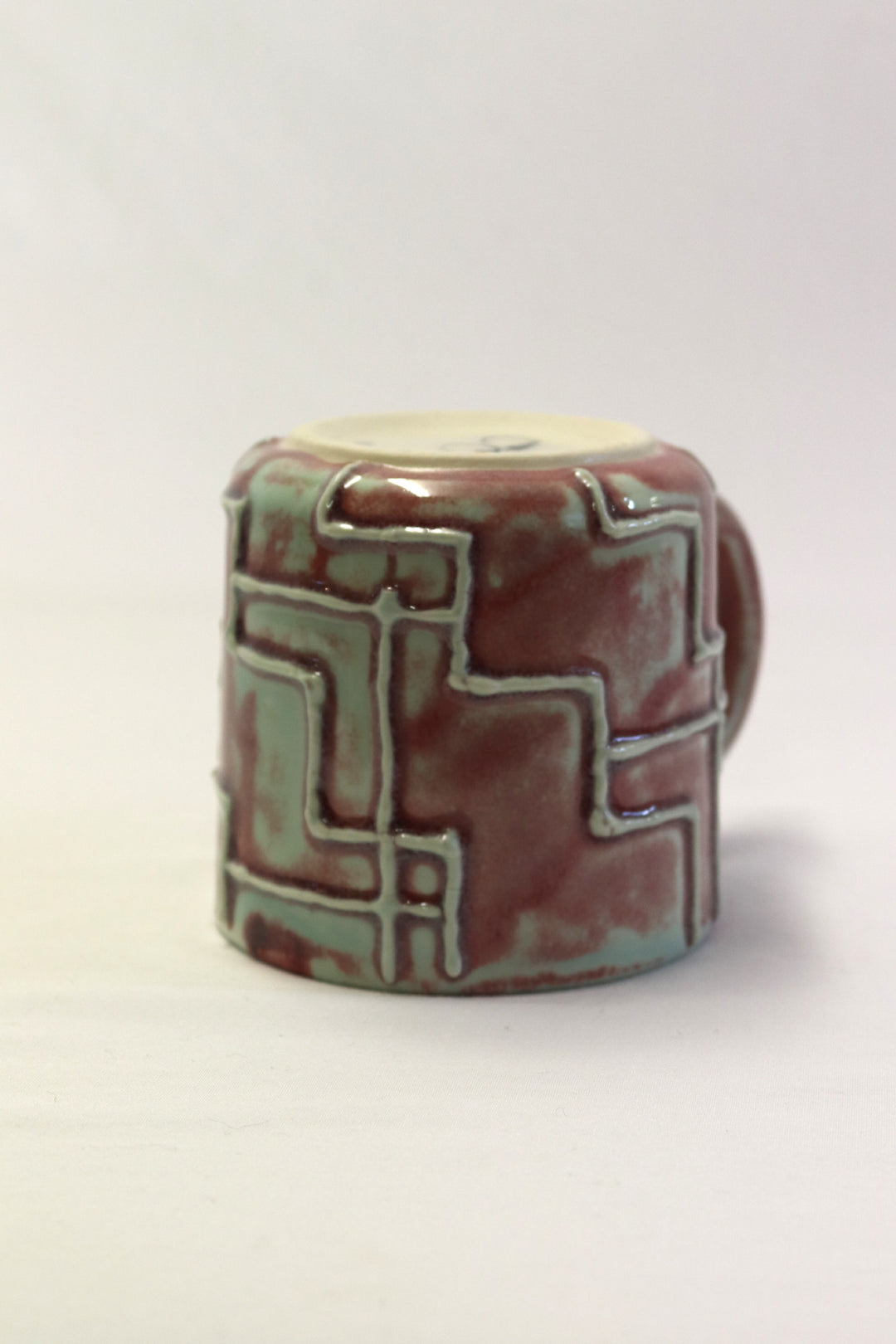 MiriMay Mug Light Blue and Purple Glaze