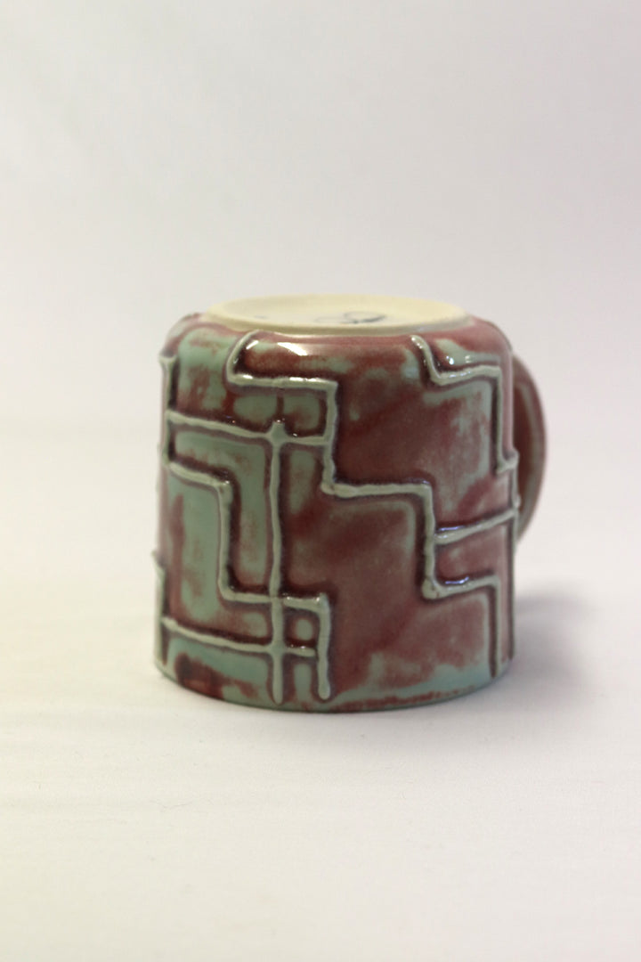 MiriMay Mug Light Blue and Purple Glaze