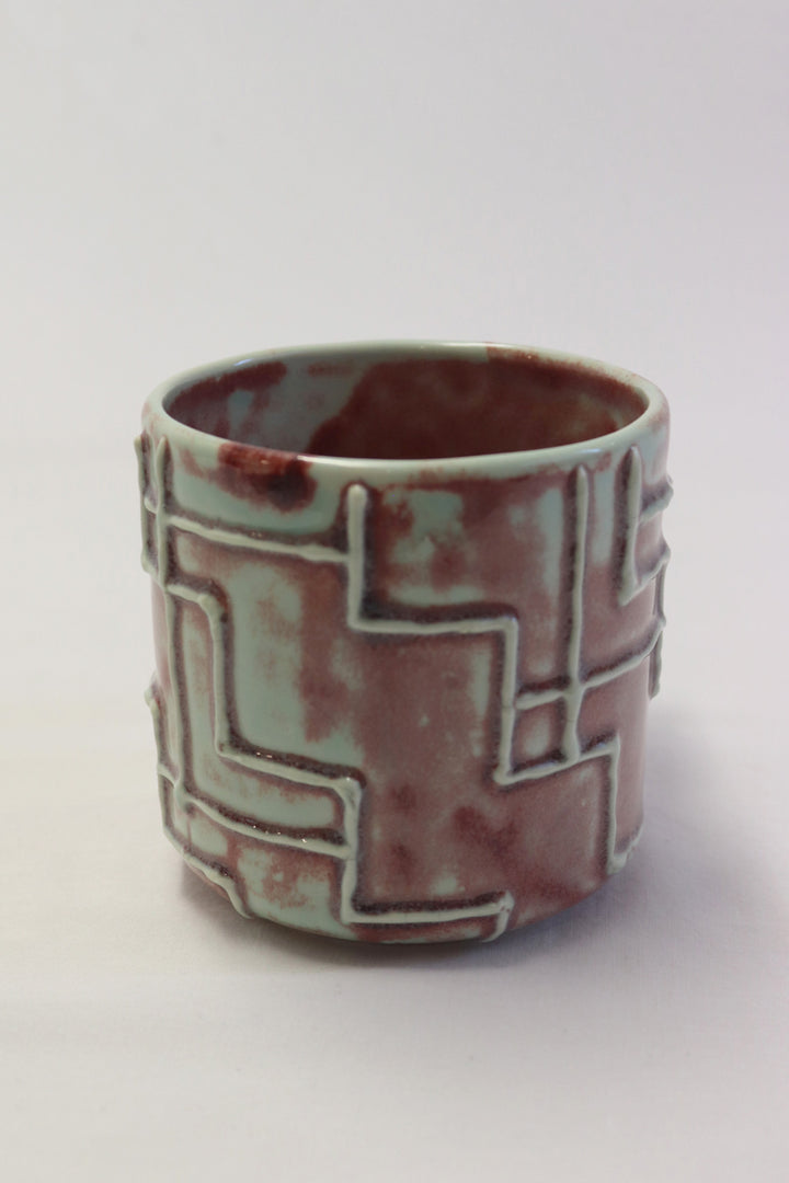 MiriMay Mug Light Blue and Purple Glaze