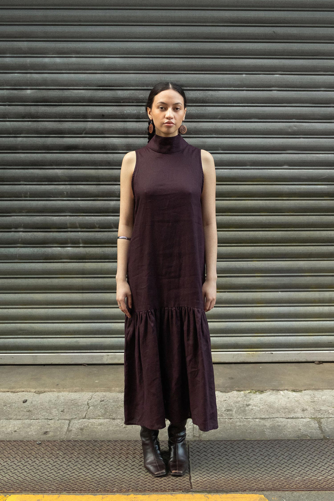 Tongariro Maxi Dress Wine
