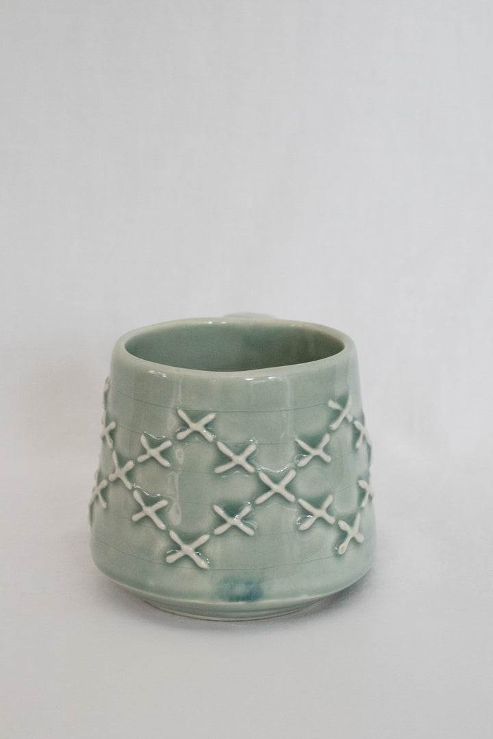 Pātiki Mug Blue Celadon Glaze