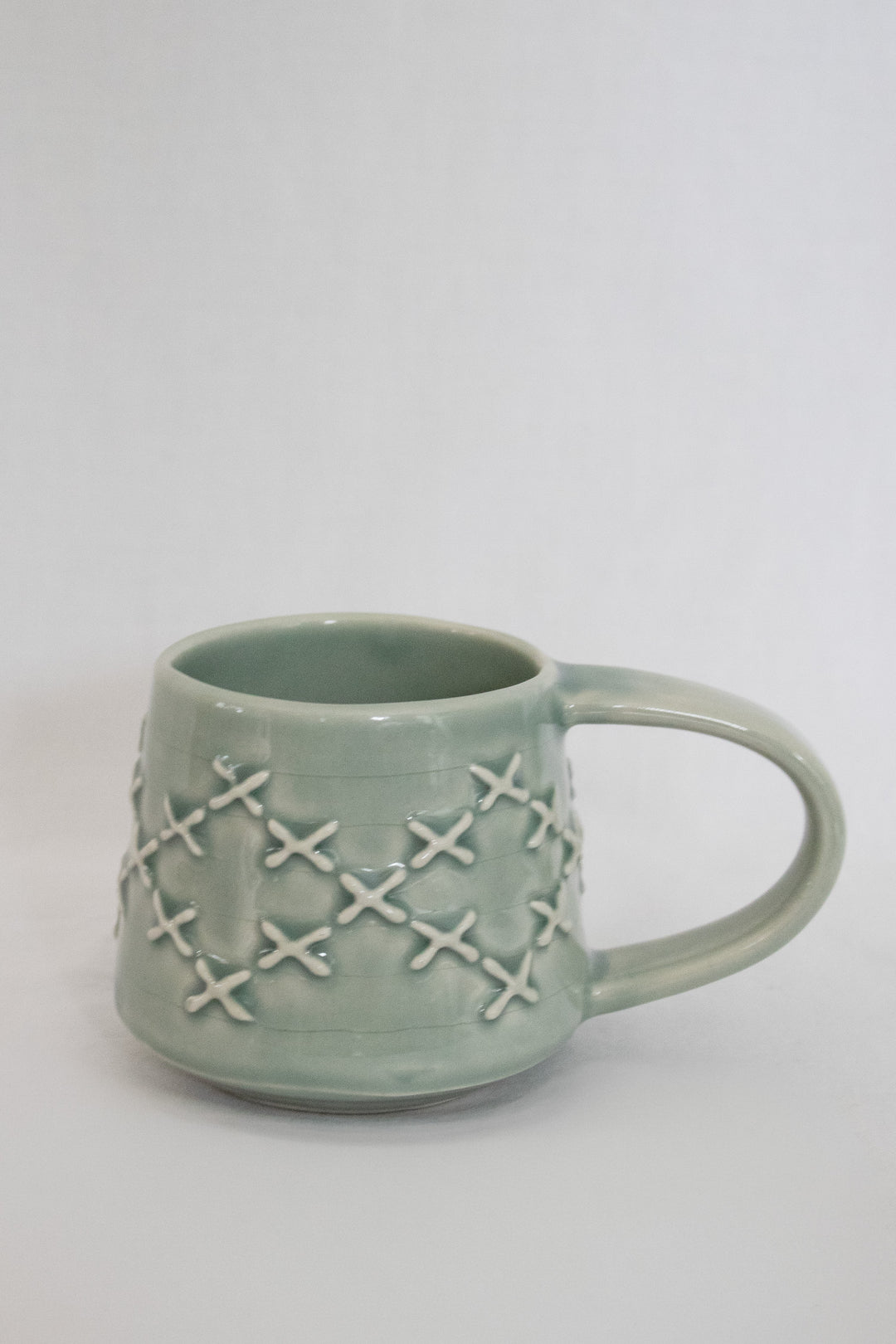 Pātiki Mug Blue Celadon Glaze