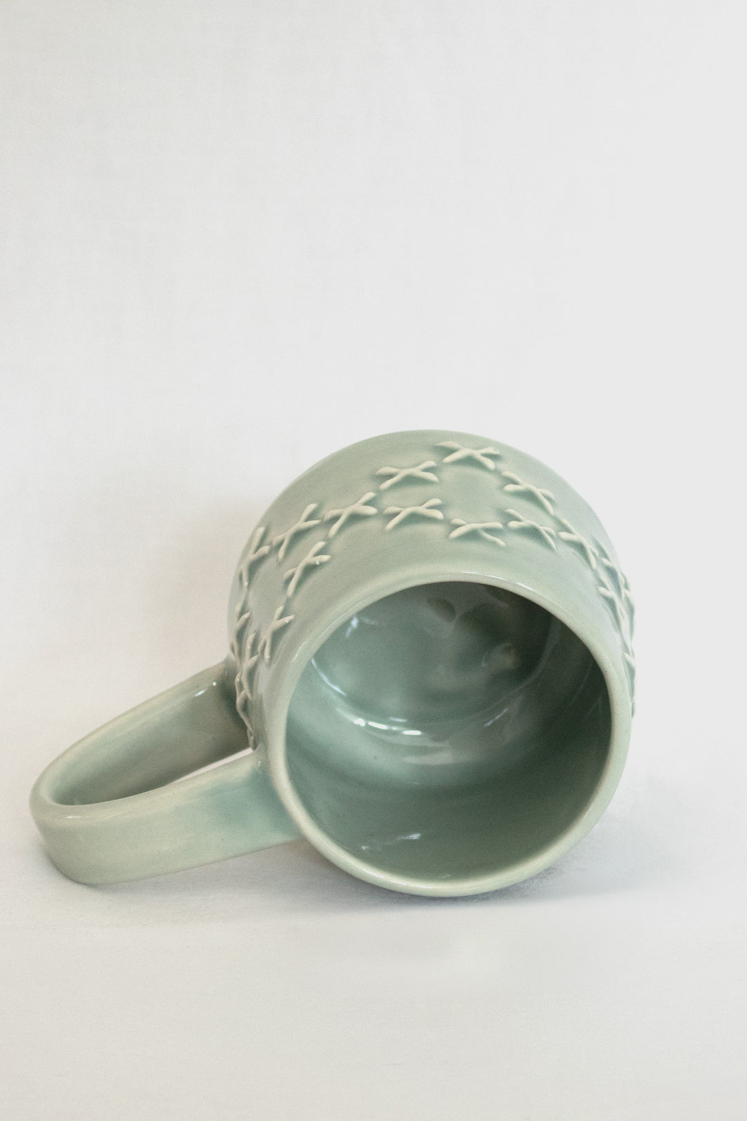 Pātiki Mug Blue Celadon Glaze