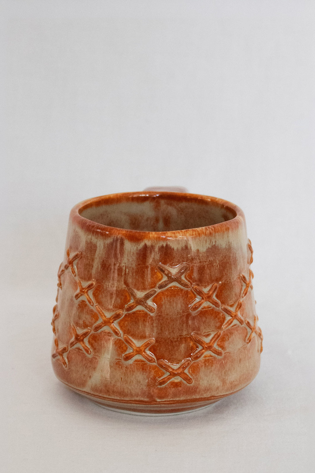 Pātiki Mug Mottled Brown Glaze