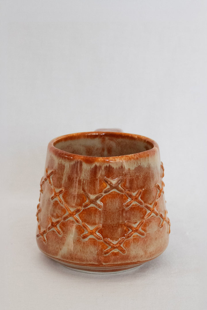 Pātiki Mug Mottled Brown Glaze