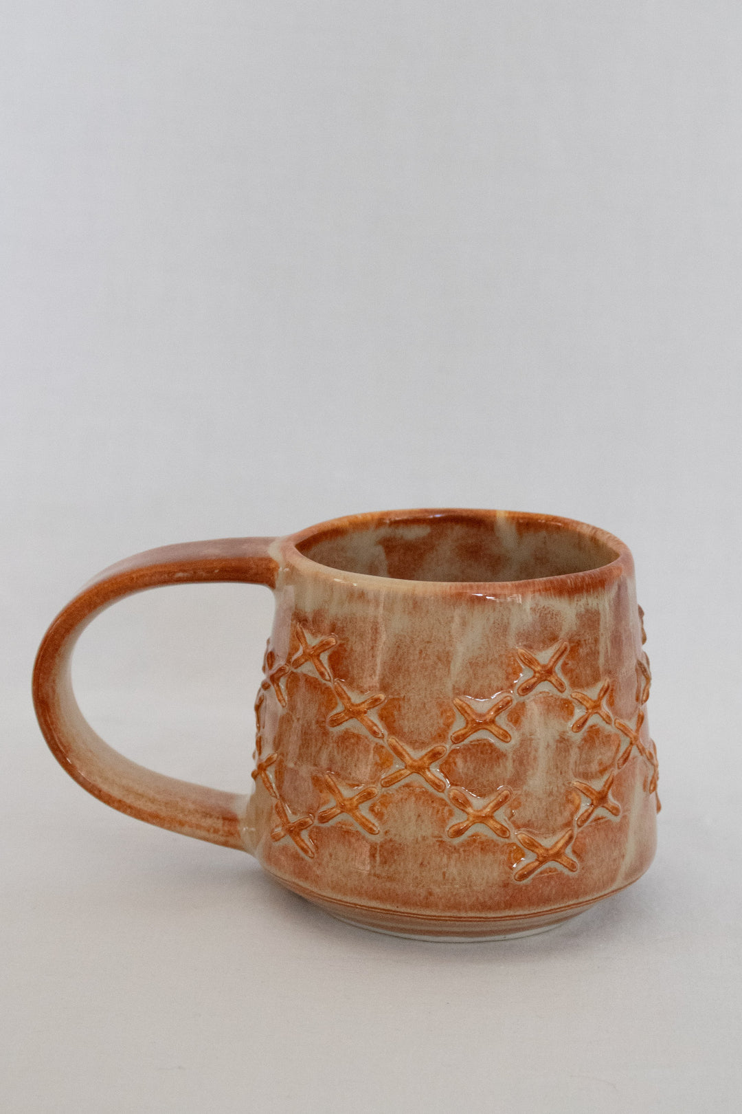 Pātiki Mug Mottled Brown Glaze
