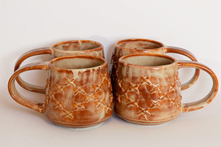 Pātiki Mug Mottled Brown Glaze