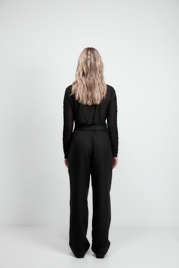 Echo Gathered Mesh Top