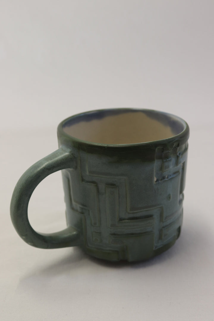 MiriMay Mug Matte Blue-Green Glaze