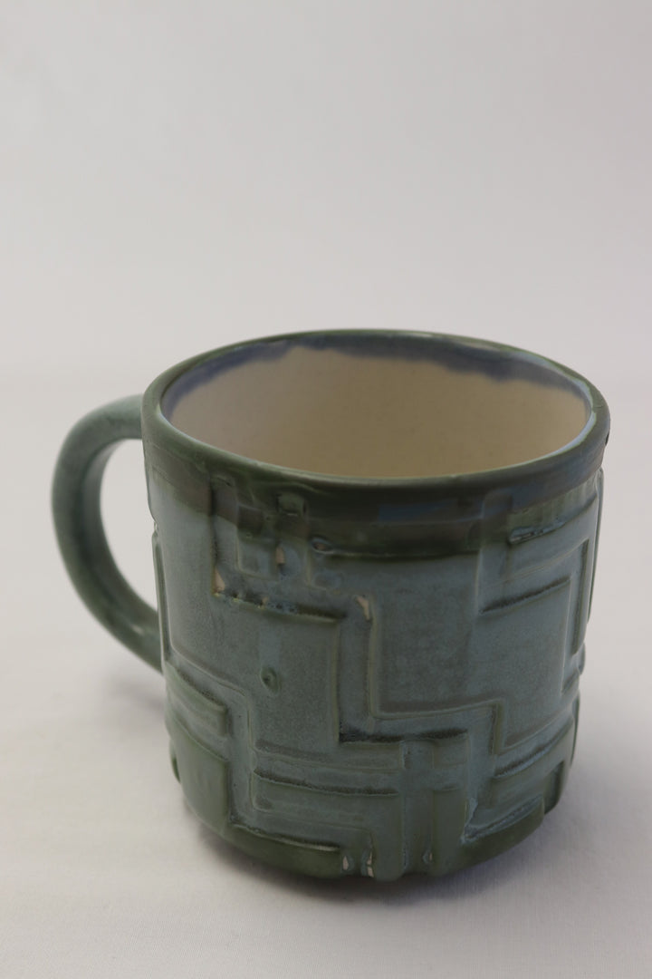 MiriMay Mug Matte Blue-Green Glaze
