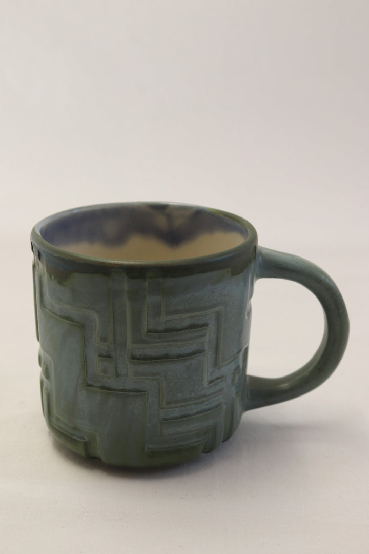 MiriMay Mug Matte Blue-Green Glaze
