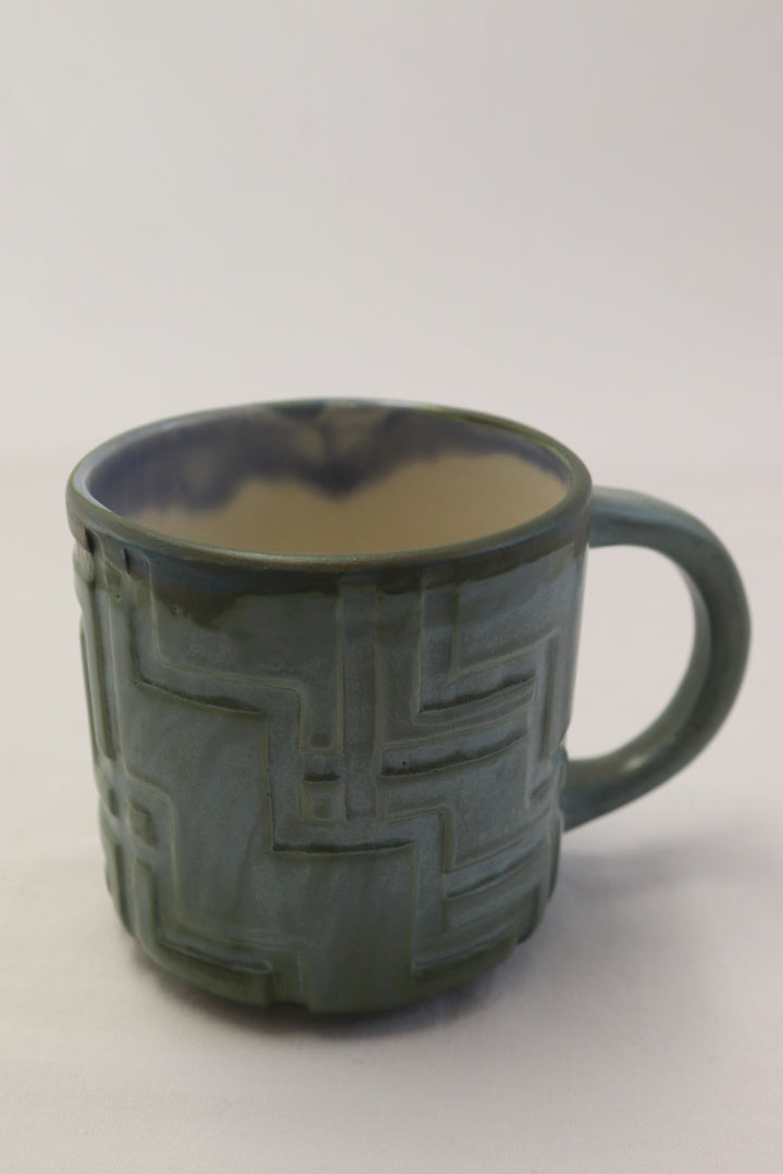 MiriMay Mug Matte Blue-Green Glaze
